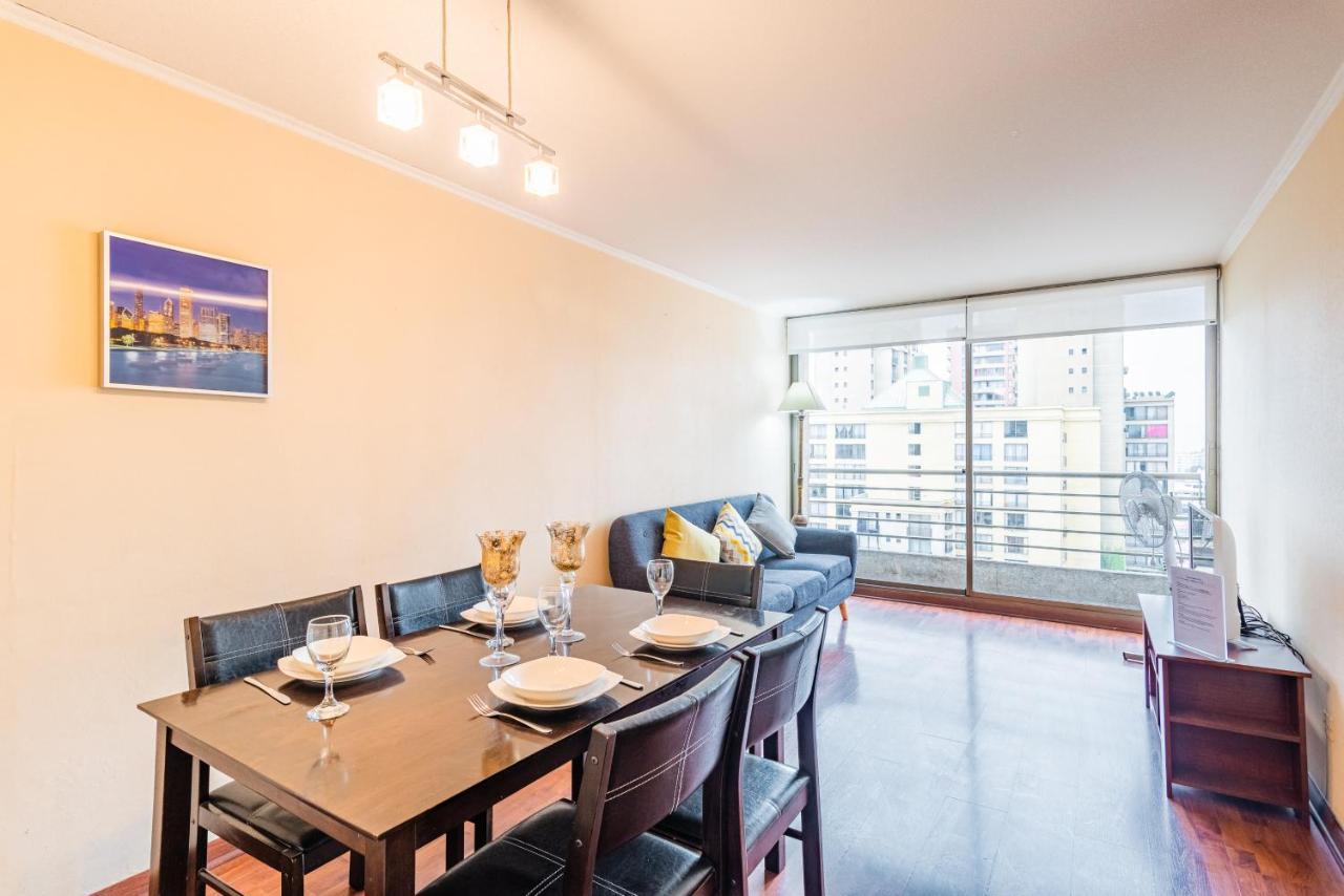 Urban Miro - 2Br, Parking, Wifi, Tv, Metro Apartment Santiago Luaran gambar