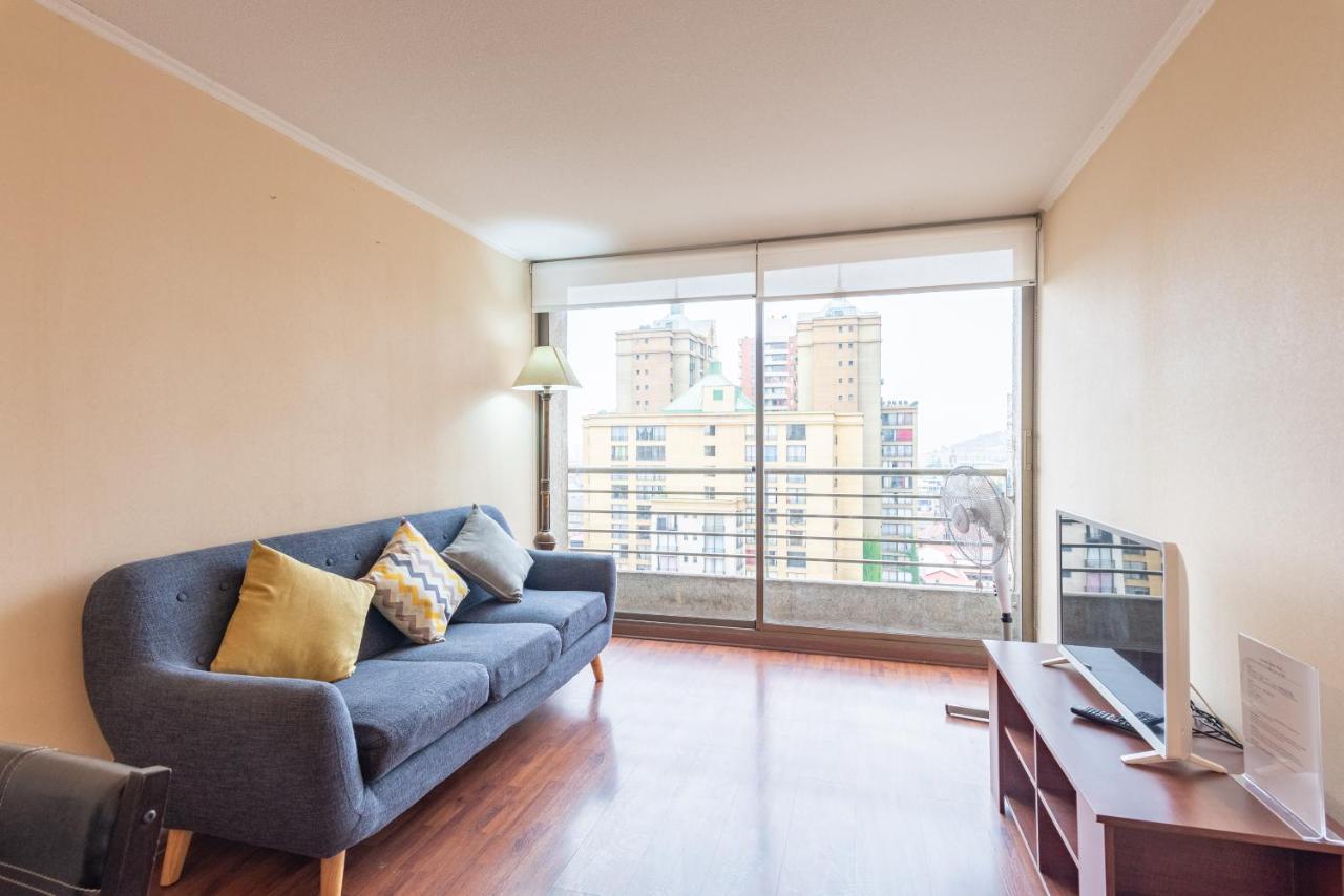 Urban Miro - 2Br, Parking, Wifi, Tv, Metro Apartment Santiago Luaran gambar